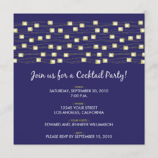 Chaîne de lumière Invitation de Cocktail Party (ma