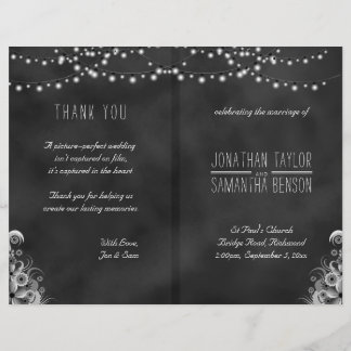 Chaîne de lumières Noir Chalkboard Programmes de m