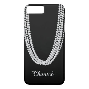 Chaîne de Pearls iPhone 7 Plus Coque en blanc