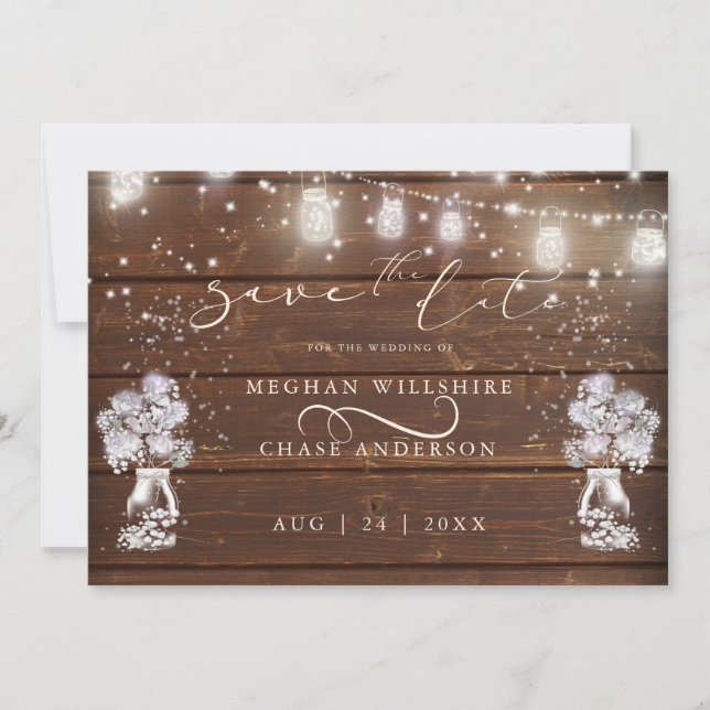 Chaîne de pot Mason rustique éclaire laBrideBarefo (Devant)