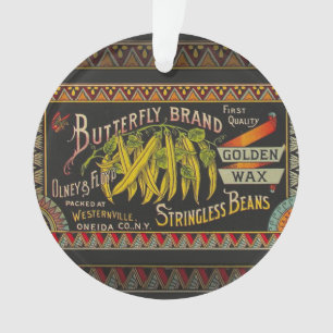 Chaîne Étiquette de haricot Vegetable Pays