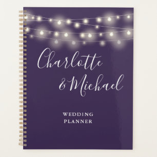 Chaîne Lights Signature Script Mariage violet