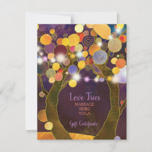 Chaîne Love Trees Business Certificats Cadeaux