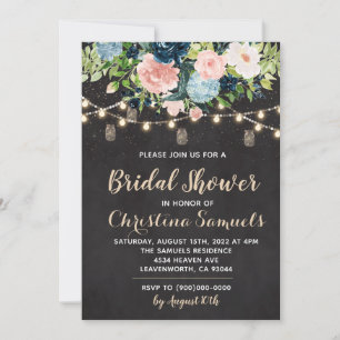 Chaîne Lumineuse Douche nuptiale Invitation