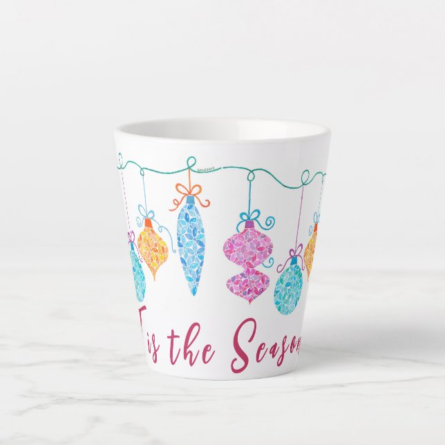 Chaîne Ornements Mug en latte (Devant)