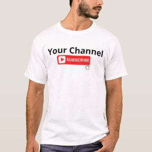 Chaîne personnalisée S'abonner T-Shirt