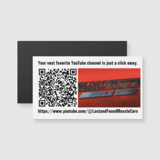 Chaîne Youtube favori QR Code Magnet