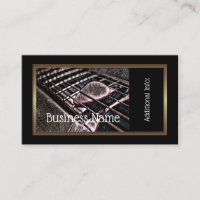 Chaînes De Guitare En Carte de visite En Cuir 4