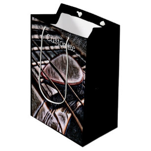 Chaînes De Guitare En Cuir Moyen Sac Cadeau