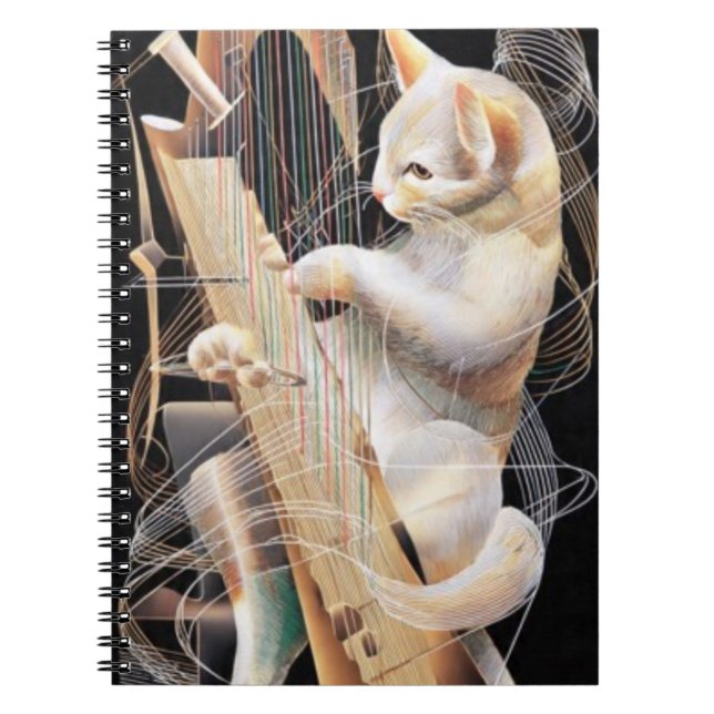 Chaînes d'Imagination – Cahier Chat Surréaliste (Devant)