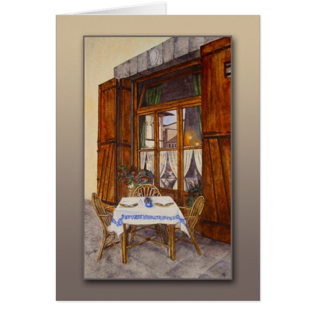 Chaise absente (Devant)