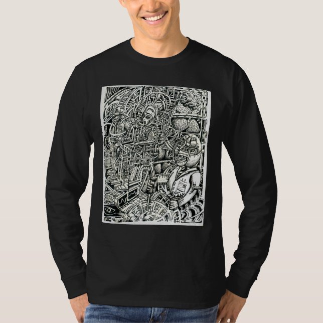 Chaise électrique, par Brian Benson T-Shirt (Devant)