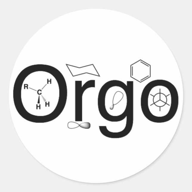 chaise orgo Sticker (Devant)