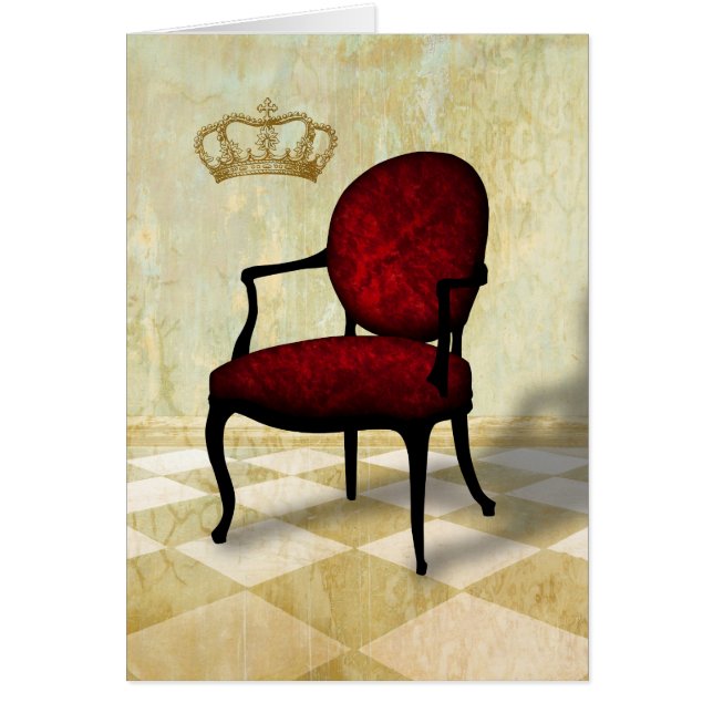Chaise royale et couronne (Devant)