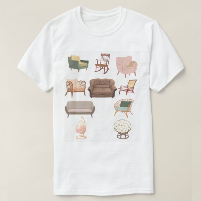 Chaise Tshirt Tee Classique Streetwear Urbain Grap (Design devant)