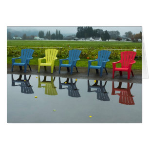 Chaises colorées