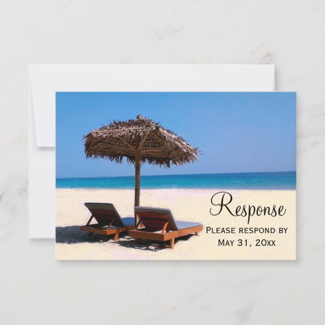 Chaises de plage Mariage de destination RSVP (Devant)