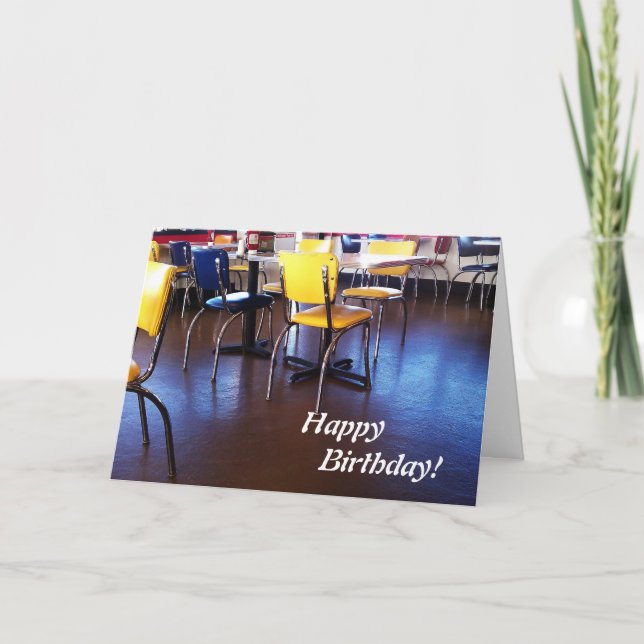 Chaises délicieuses Carte Anniversaire (Devant)