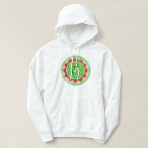 Chakra cardiaque Anahata sweat - shirt à capuche