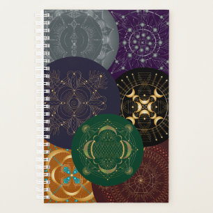Chakra Collage Shadow Mandala Multi Color Planner