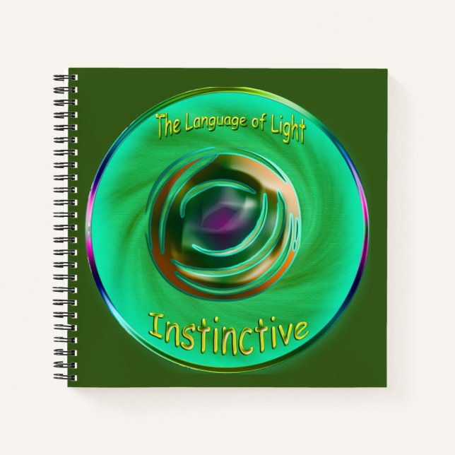 Chakra du cœur - Cahier de pouvoir instinctif (Devant)