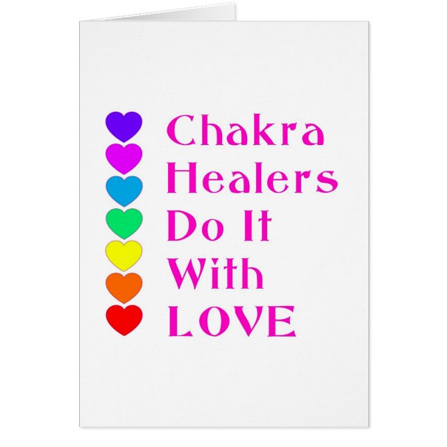 Chakra Healers le font avec amour (Devant)