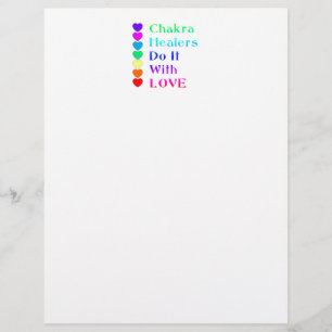 Chakra Healers le font avec amour dans les couleur
