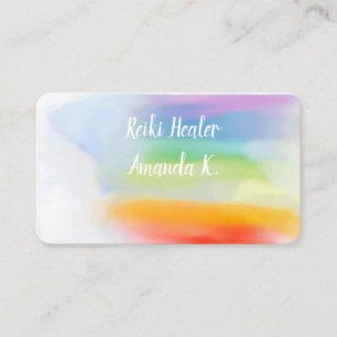 Chakra Lightworker Reiki Couleurs Cartes de visite