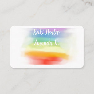Chakra Lightworker Reiki Couleurs Cartes de visite