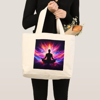 Chakra Meditation Tote Bag Yoga Design