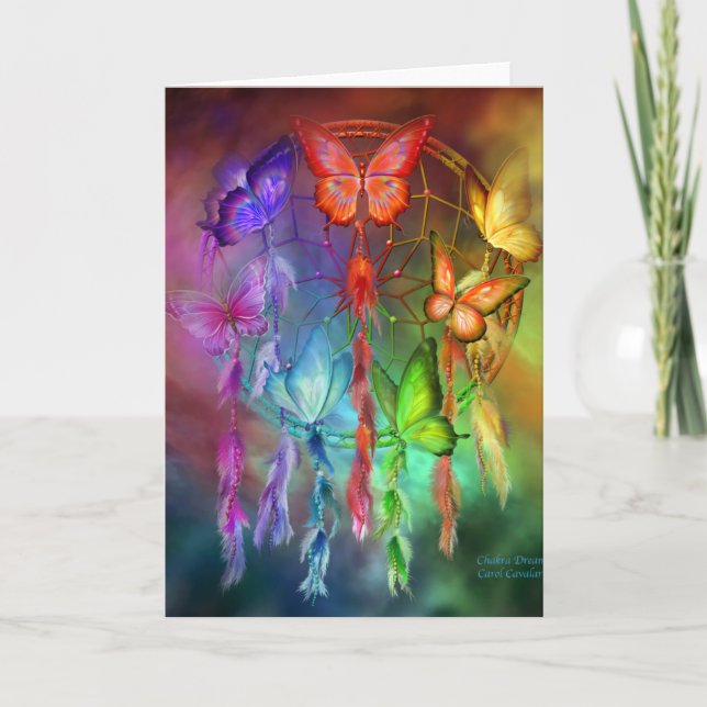 Chakra rêve la carte d'art (Devant)
