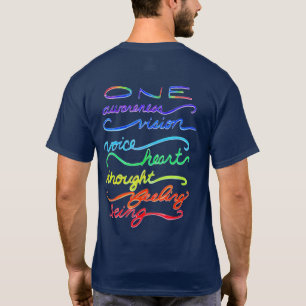 Chakra Un Mot T-Shirts D'Art Personnalisé