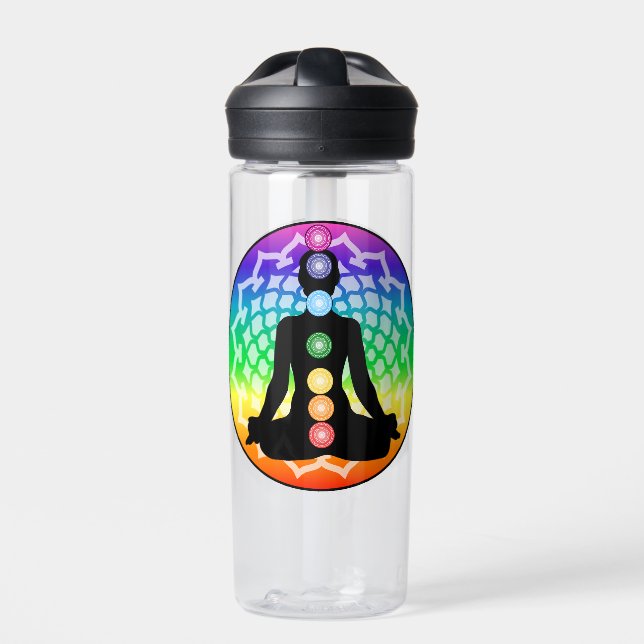 Chakra Yoga Bouteille d'eau - Sacral Rainbow Desig (Extérieur)