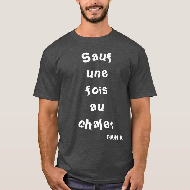 Chalet d'Au de fois d'une de T-shirt Faunik - de (Devant)