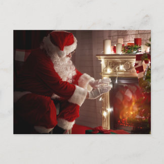 Chaleureux et cosy— Carte postale de Noël