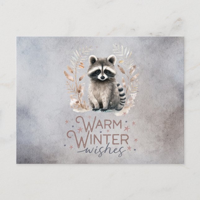 Chaleureux hiver Wits Carte de poste de vacances (Devant)