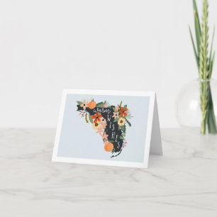 Chaleureux souhaits de Floride Carte Note   Ciel