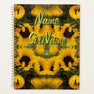 Chaleureux Tournesols dorés Texte personnalisé