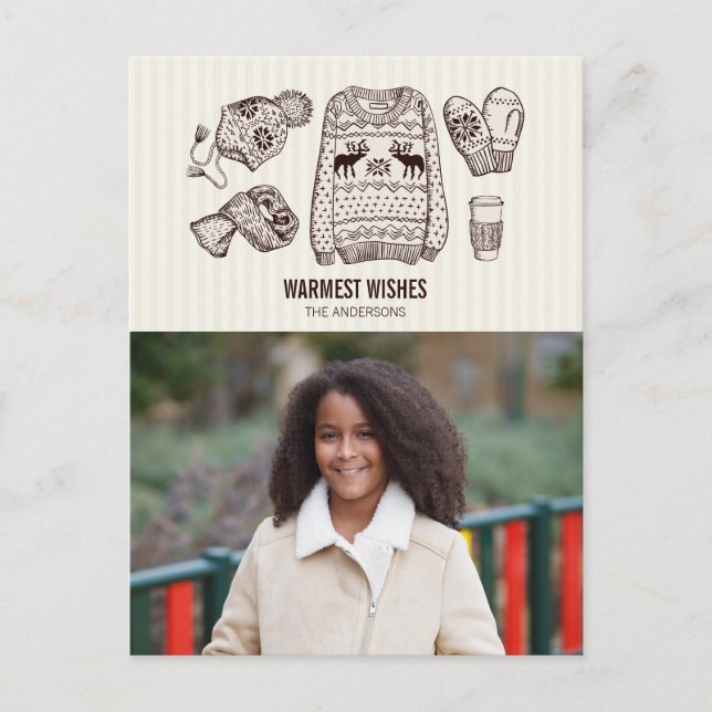 Chaleureux Vacances Essentials Photo Carte Postale (Devant)