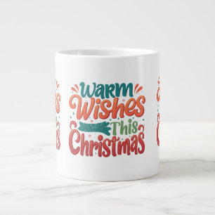 Chaleureux voeux ce Noël - Spécialité Jumbo Mug