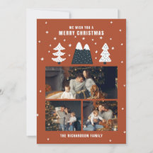 Chaleureux voeux Noël Carte de voeux