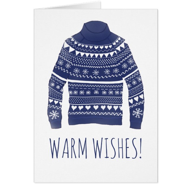 Chaleureux voeux Sweat de Noël (Devant)