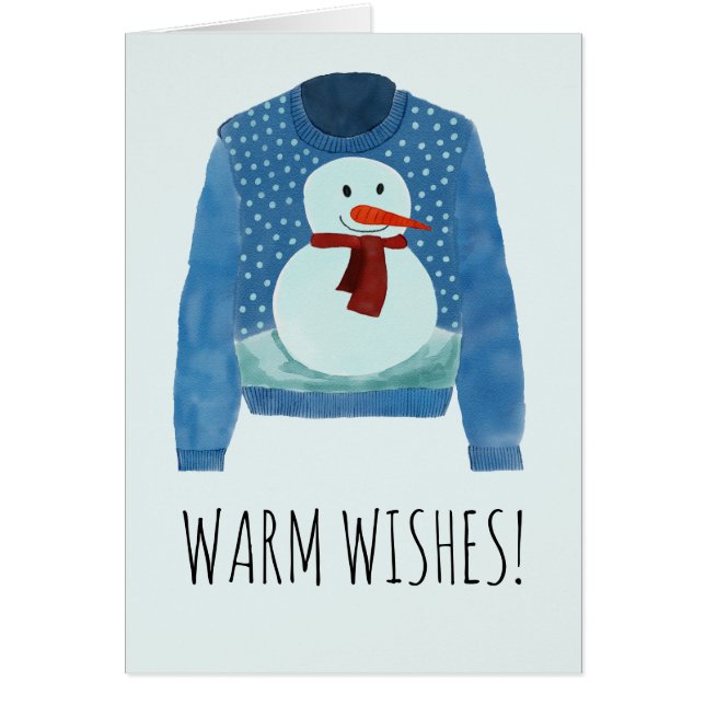 Chaleureux voeux Sweat de Noël (Devant)