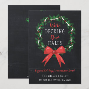 Chalk Deck The New Halls Moving Faire-part