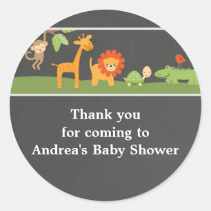 Chalkboard Arrière - plan Jungle Safari Stickers