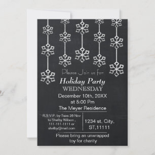 Chalkboard Fête Invitation
