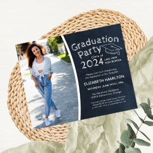 Chalkboard High School Photo Grad Party Budget