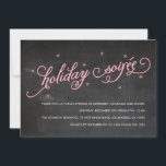Chalkboard Holiday Soirée Noël Invitation<br><div class="desc">Voir toutes les autres pièces de cette collection. Écrivez-moi à l'adresse mailme@mistyqe.com pour obtenir des devis sur d'autres pièces correspondantes ou des demandes de personnalisation.</div>