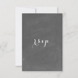 Chalkboard Inspiré Mariage RSVP
