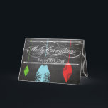 Chalkboard Joyeux Noël Famille Carte photo<br><div class="desc">Carte photo de Noël Carte photo de Noël Carte photo de Noël</div>